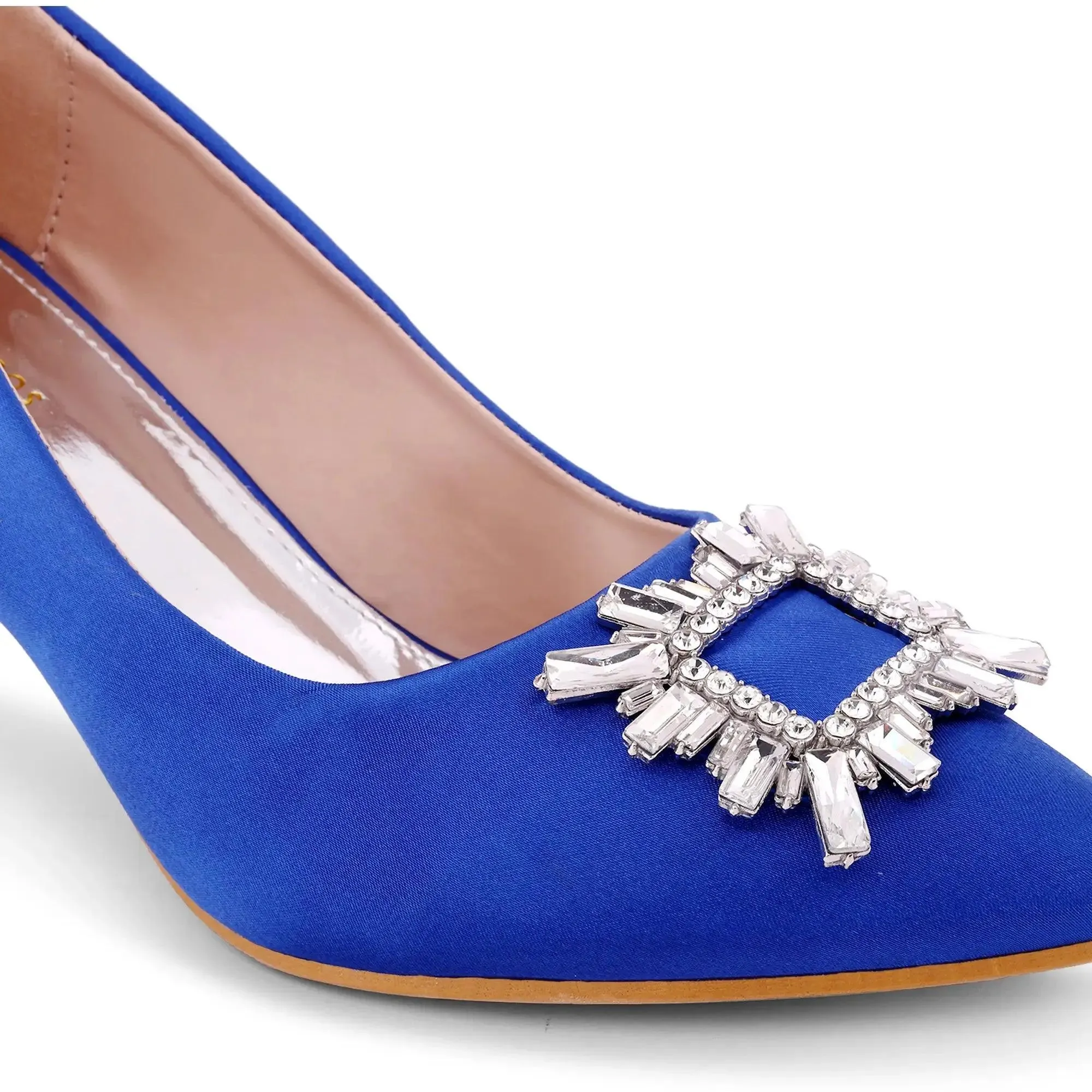 Gaga Crystal Broach Pumps
