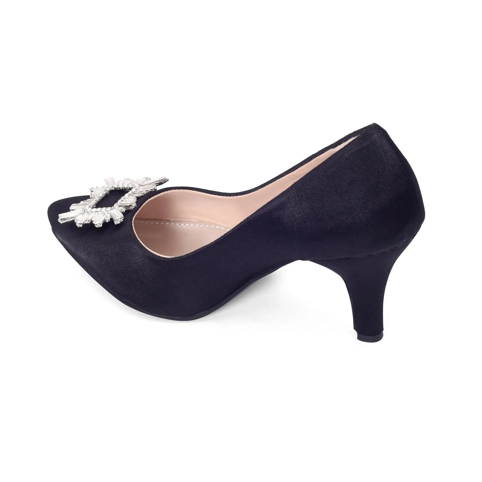 Gaga Crystal Broach Pumps