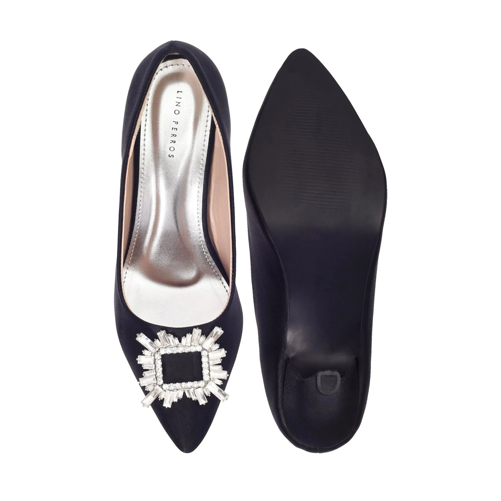 Gaga Crystal Broach Pumps