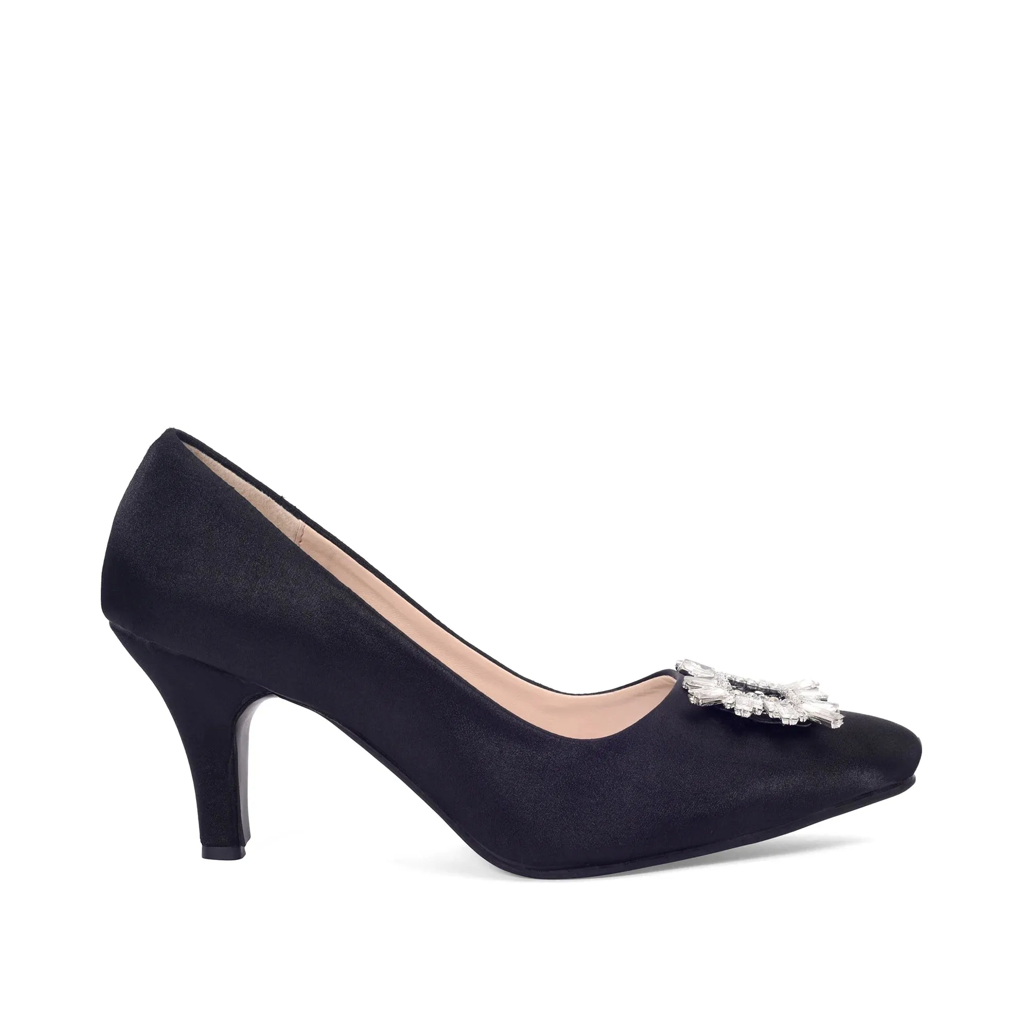 Gaga Crystal Broach Pumps