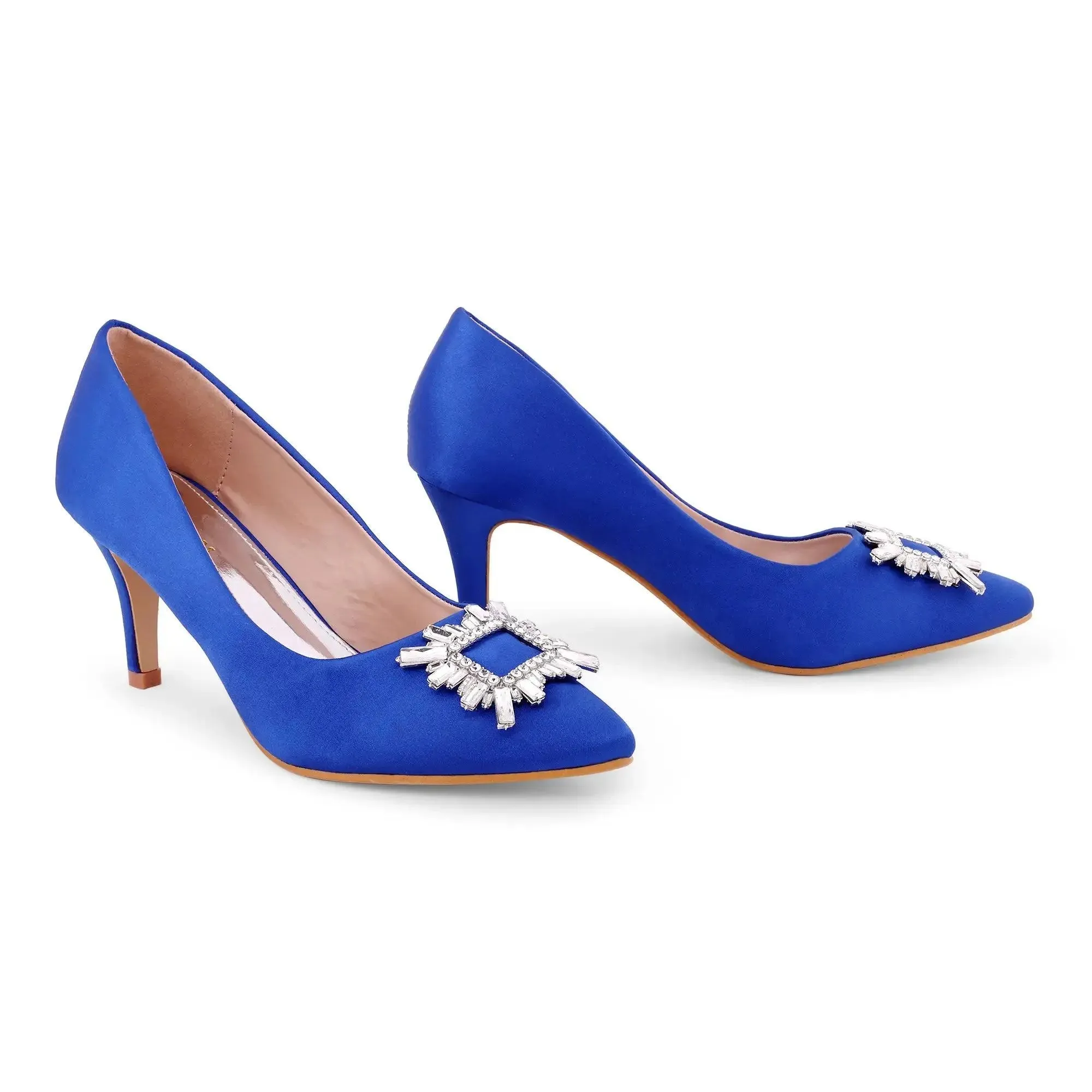Gaga Crystal Broach Pumps