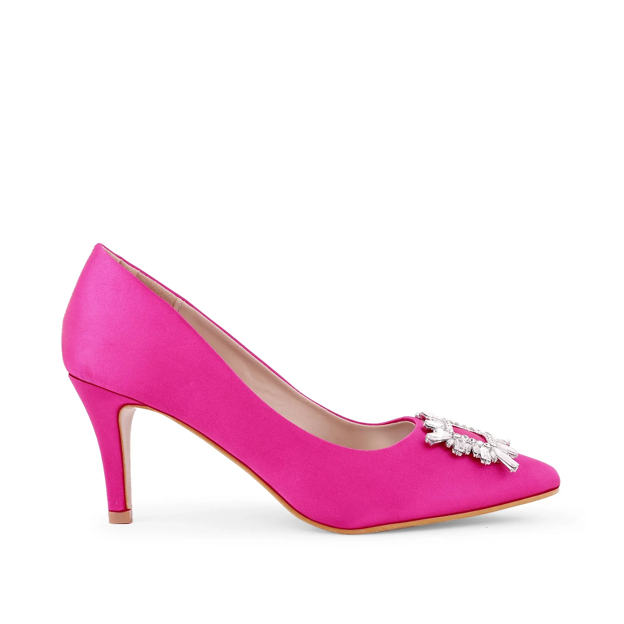 Gaga Crystal Broach Pumps