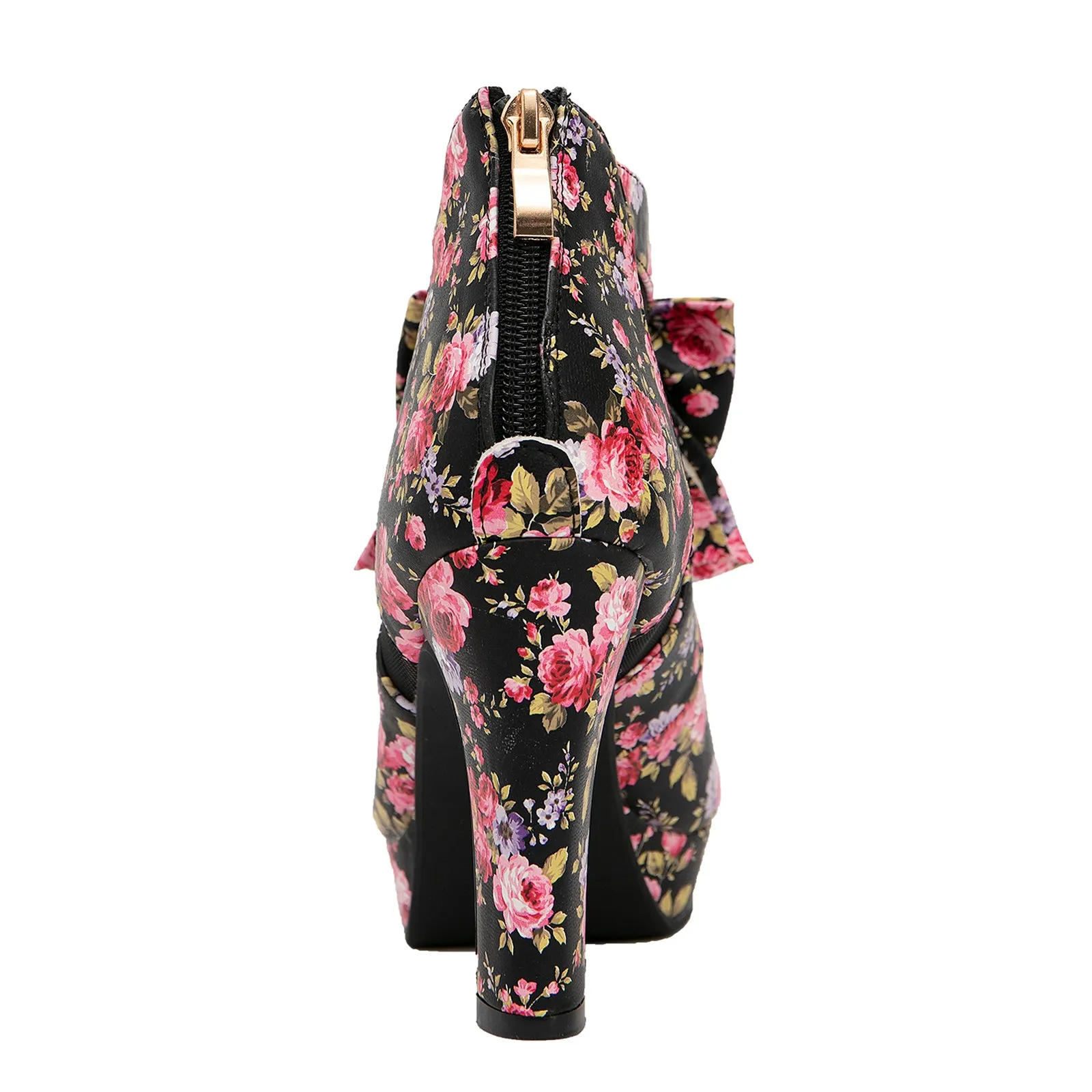 getmorebeauty Open Toe Women flower figure Platform High Heel Shoes Bows Strappy Sandals perfet for wedding/date/night/danceing