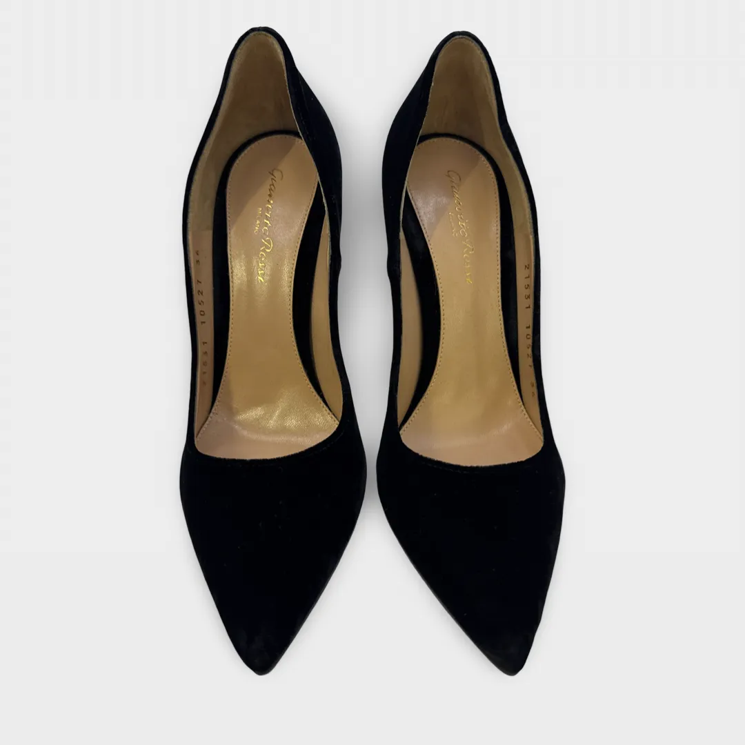 Gianvito Rossi Black Velvet pumps