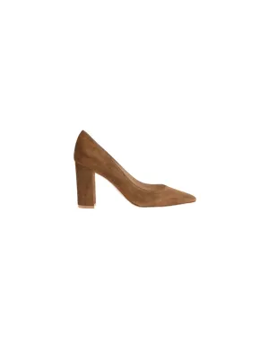 GIANVITO ROSSI PIPER PUMP 85 COGNAC