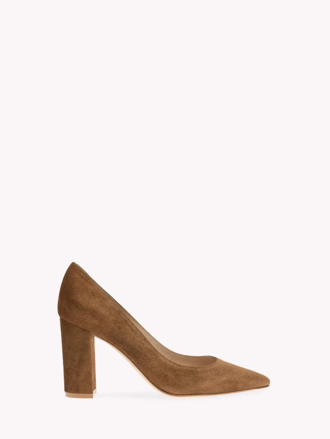 GIANVITO ROSSI PIPER PUMP 85 COGNAC