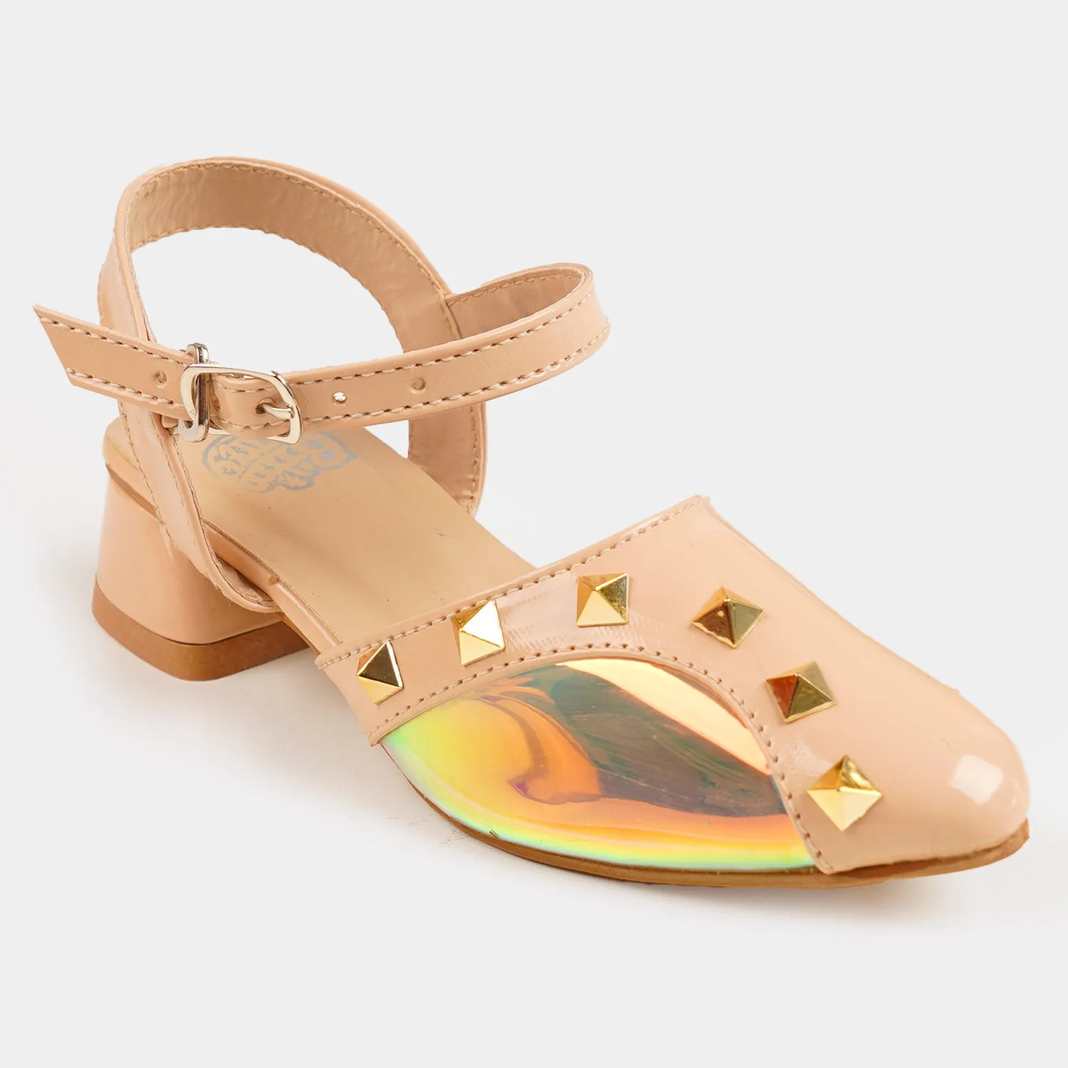 Girls Pump Heels 456-5 - BEIGE