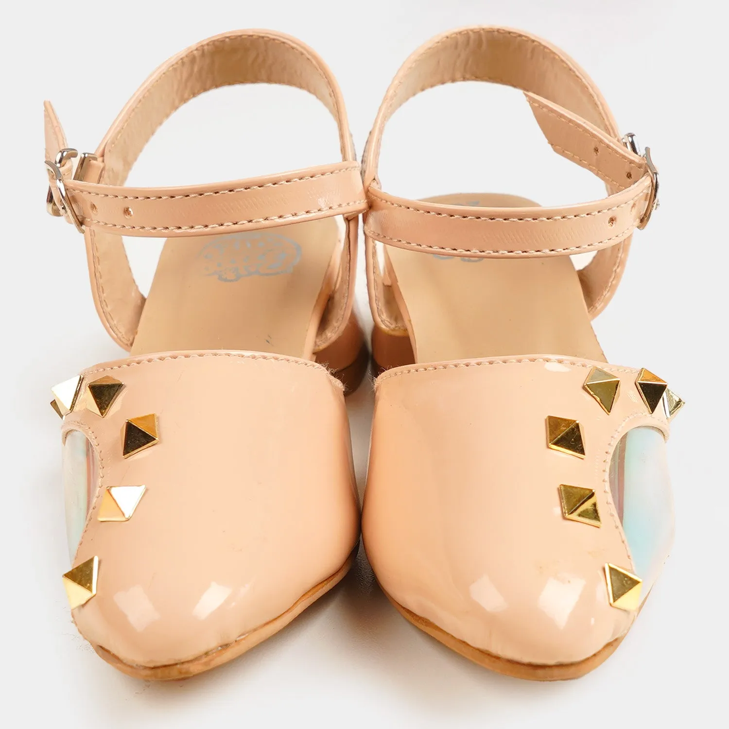 Girls Pump Heels 456-5 - BEIGE