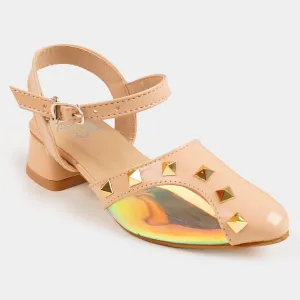 Girls Pump Heels 456-5 - BEIGE
