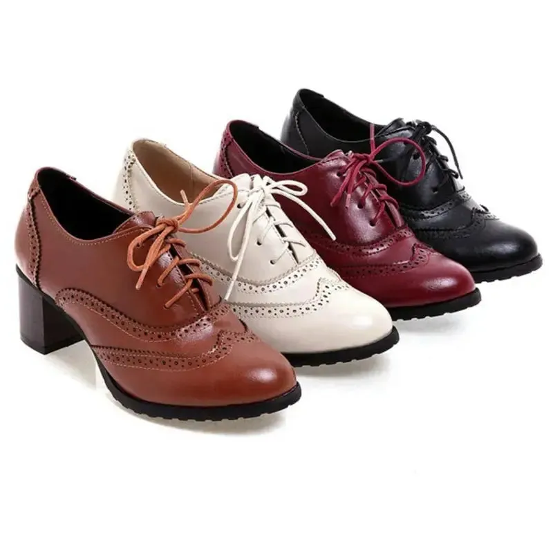 Girsby- Retro vintage vegan leather booties for women
