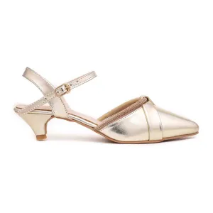 Golden Sling Back Heel WN5280