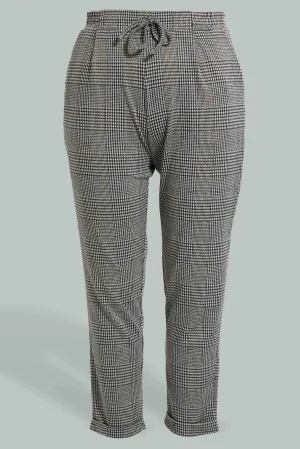 Grey Checkered Trouser