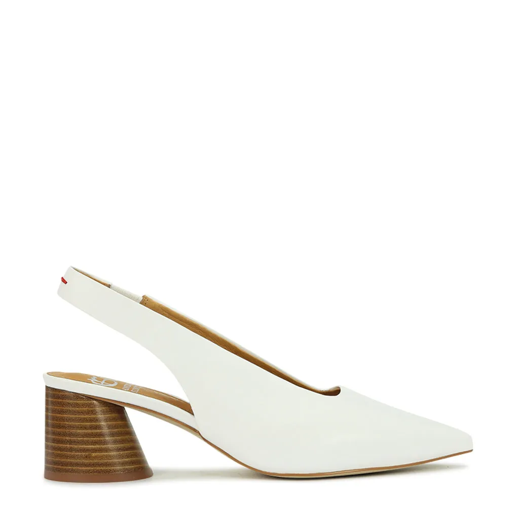 HALES LEATHER SLINGBACK HEELS