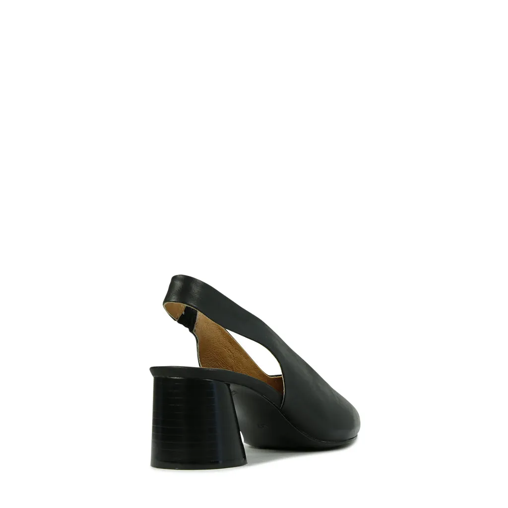 HALES LEATHER SLINGBACK HEELS