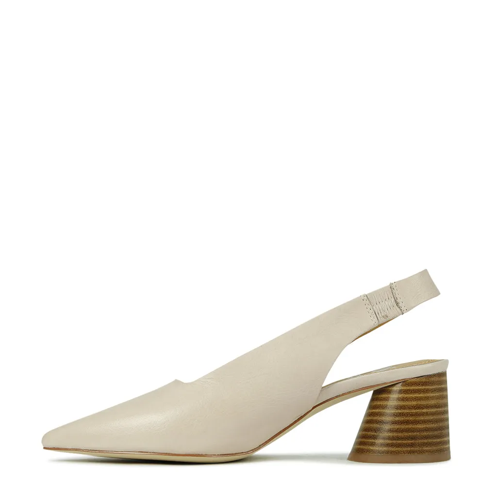HALES LEATHER SLINGBACK HEELS