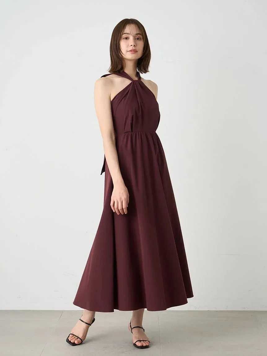 Halter Neck Maxi Dress