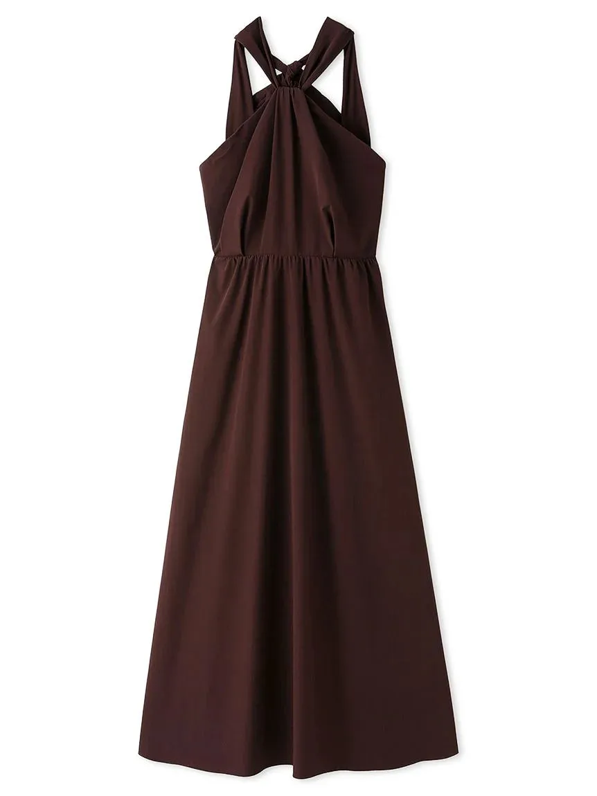 Halter Neck Maxi Dress