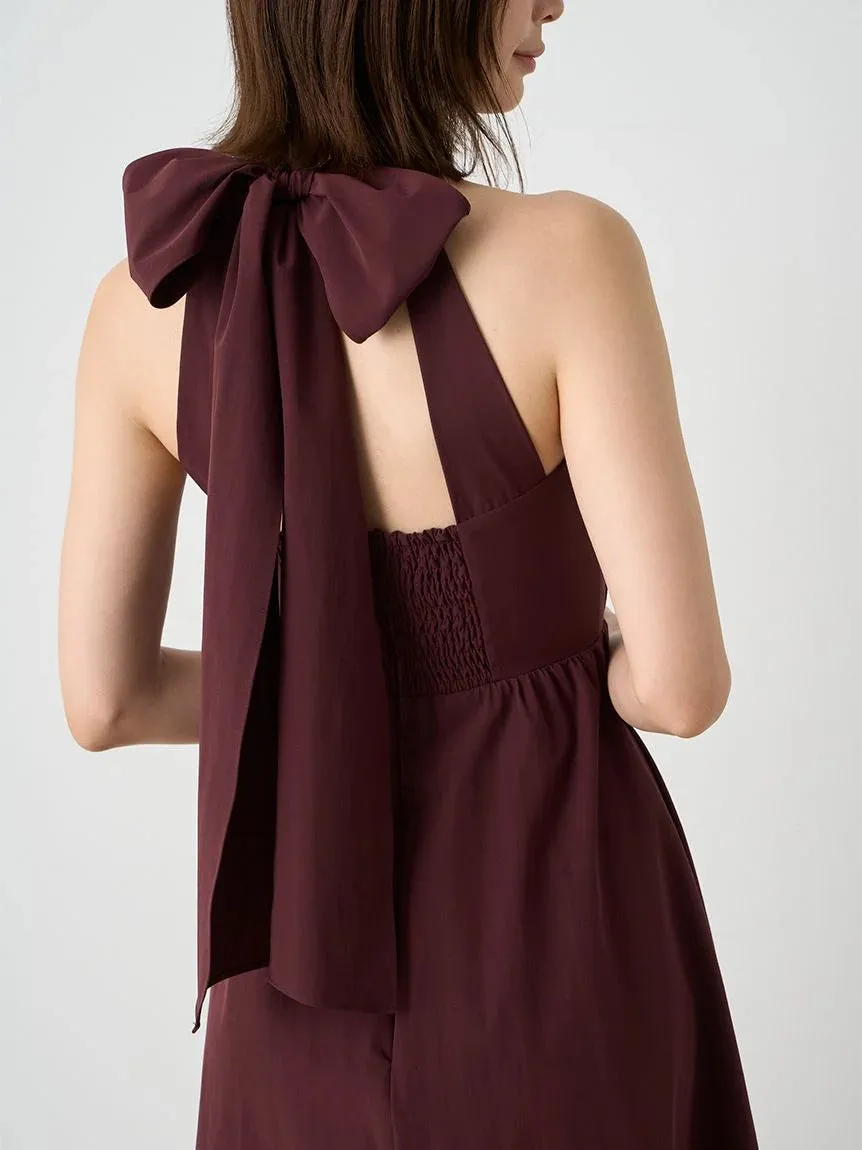 Halter Neck Maxi Dress