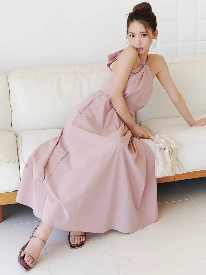 Halter Neck Maxi Dress