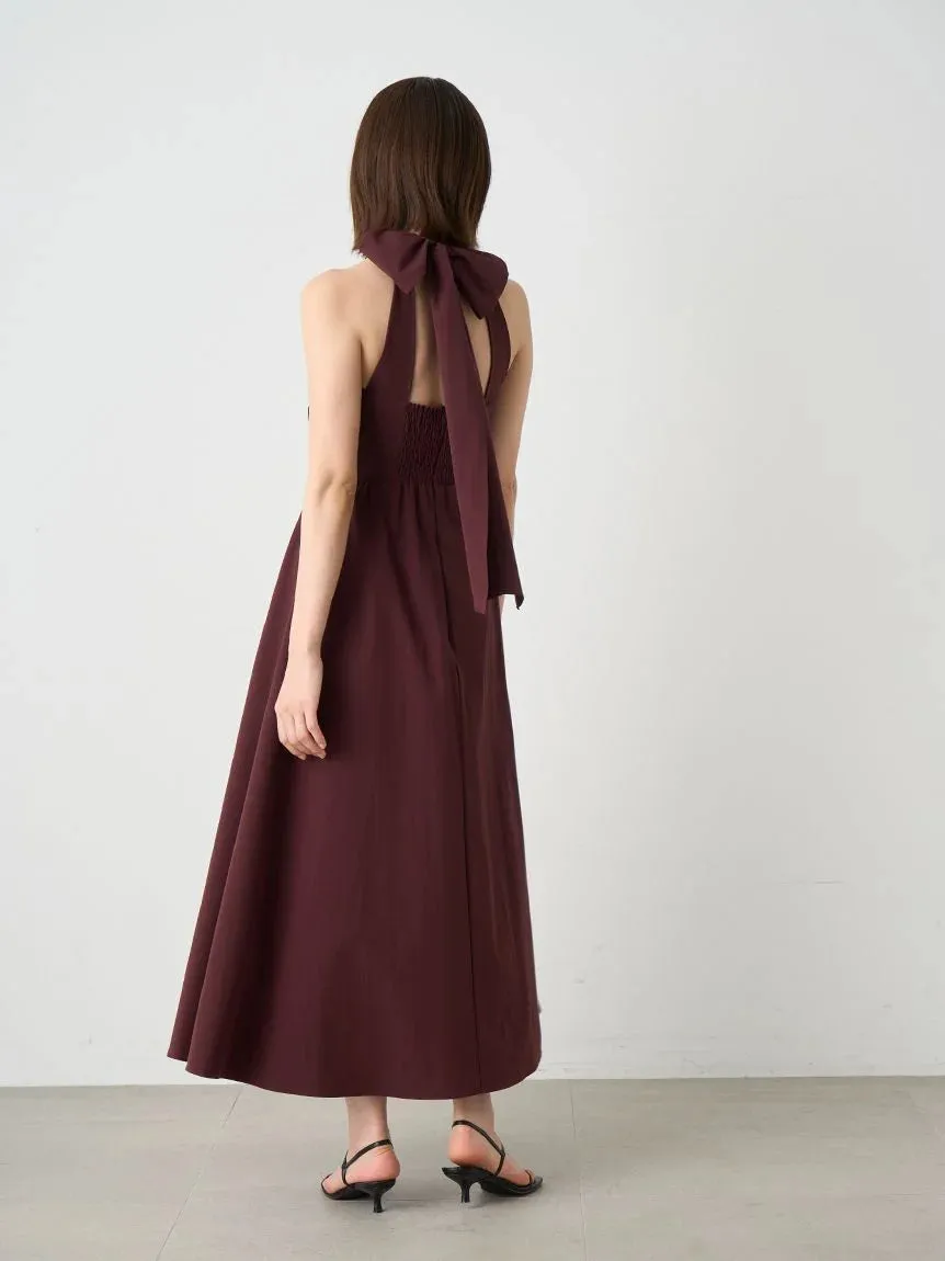 Halter Neck Maxi Dress