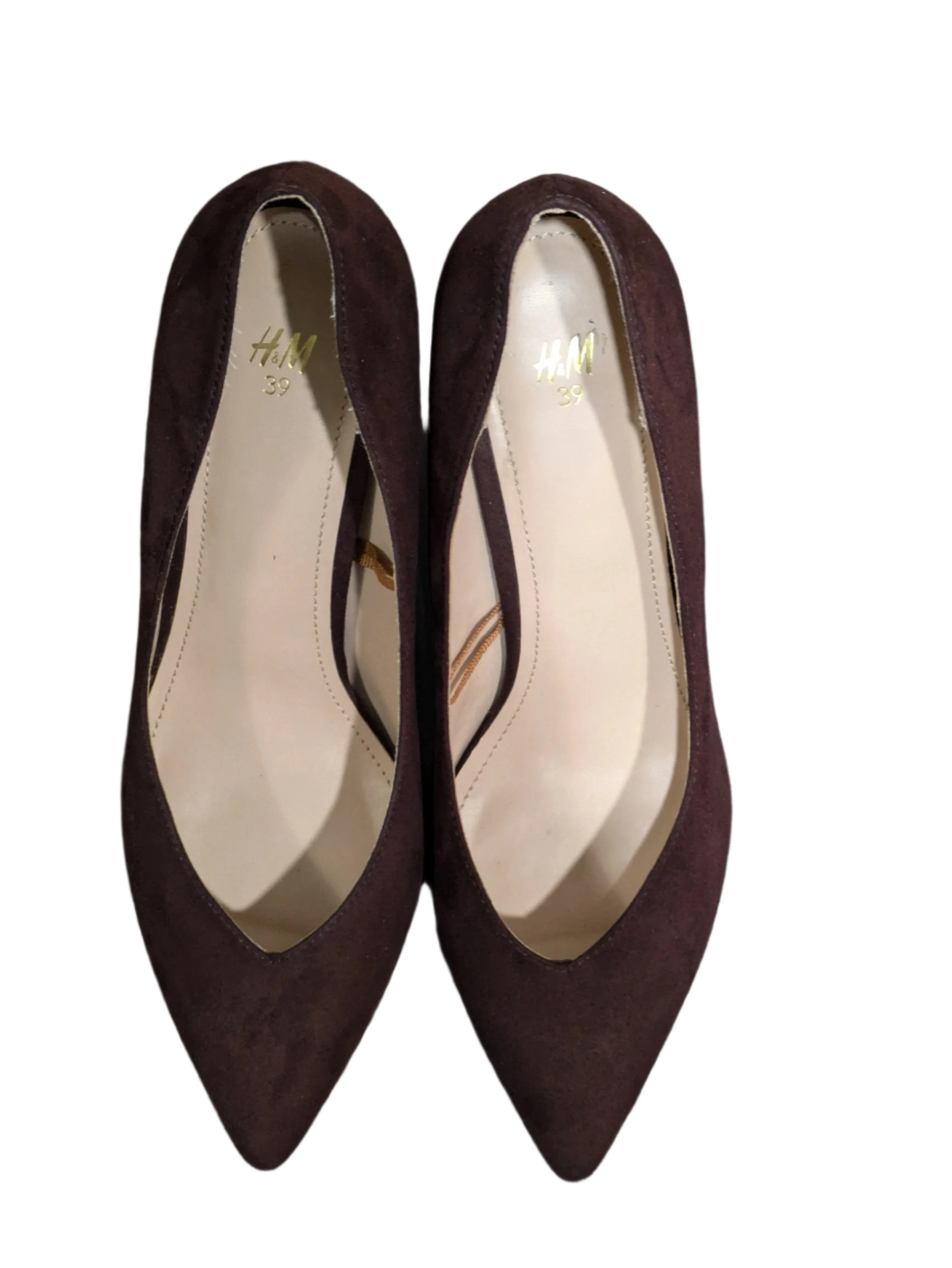 H&M Plum Ankle Pumps Size EU 39 / UK 6 / US 8
