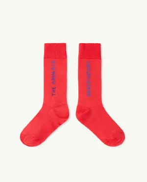 Hen Kids Socks Red