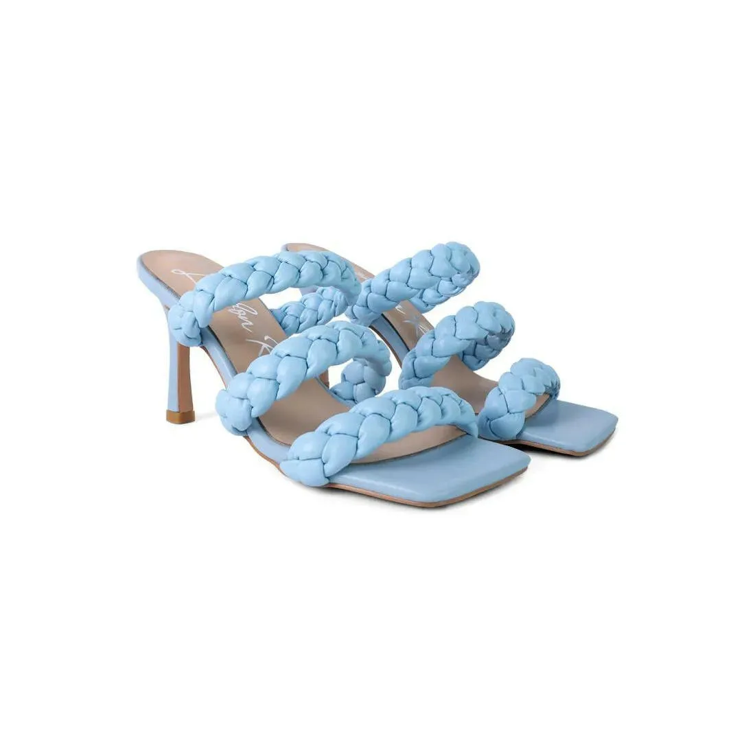 High Bae Braided Strap Casual Heels
