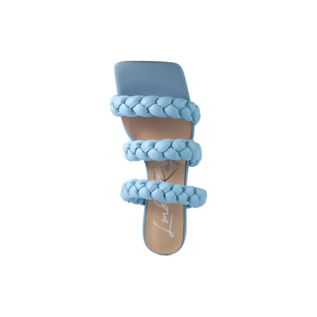 High Bae Braided Strap Casual Heels