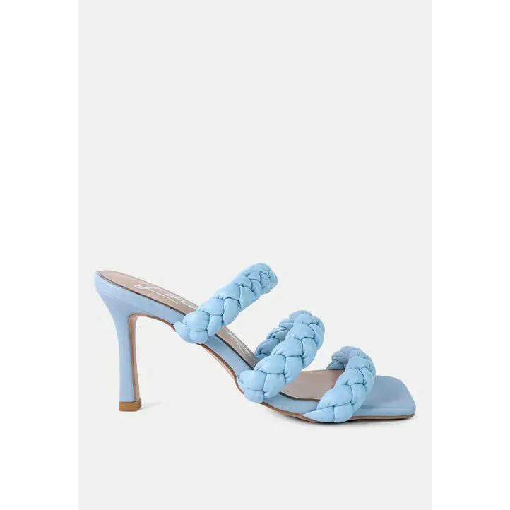 High Bae Braided Strap Casual Heels