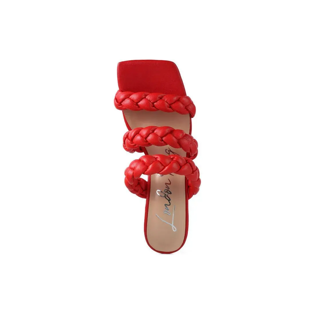 High Bae Braided Strap Casual Heels