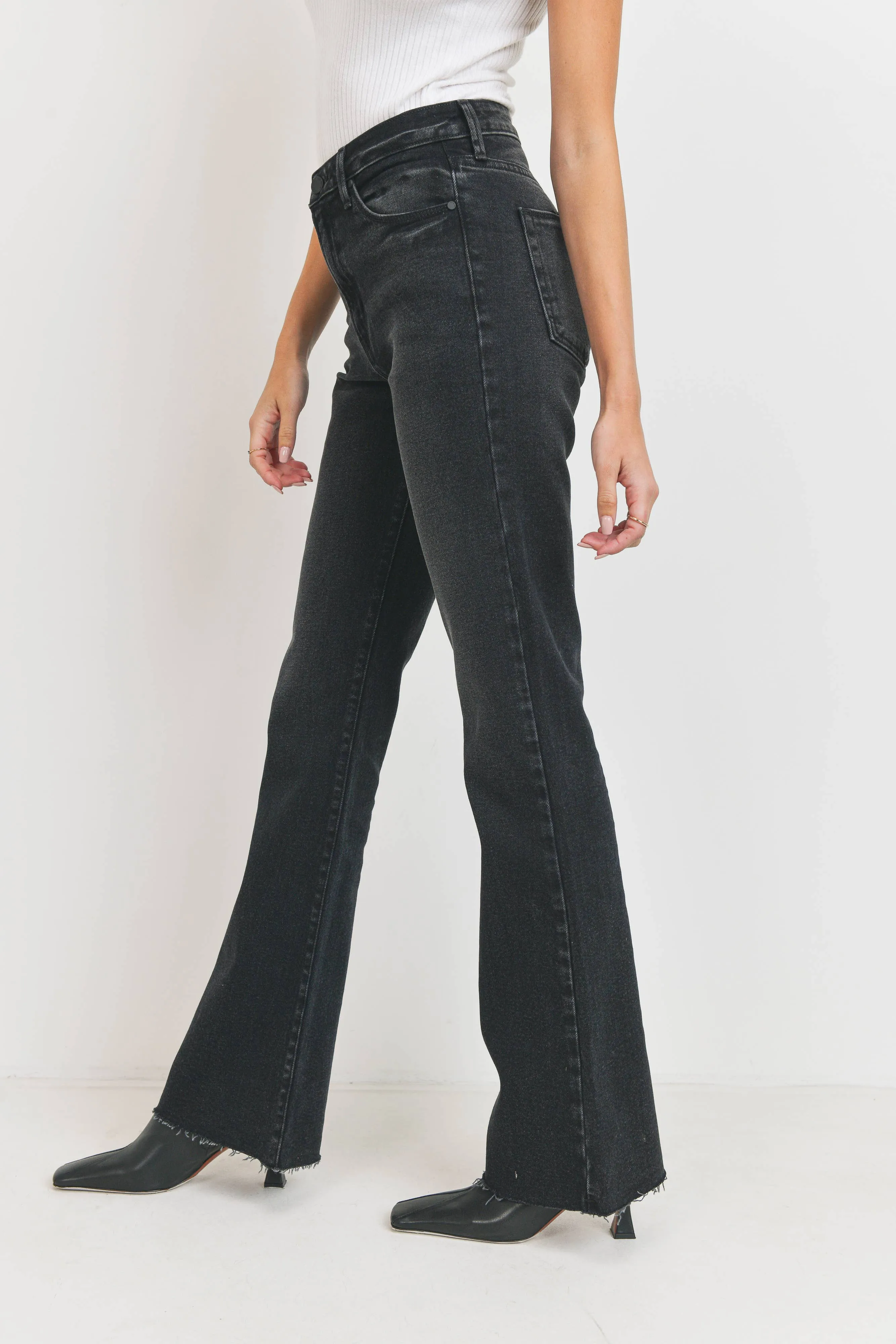 High Rise Vintage Wide Leg Flare