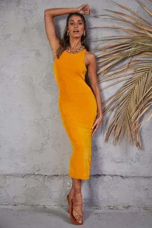 Highway To Heaven Maxi Dress Mustard