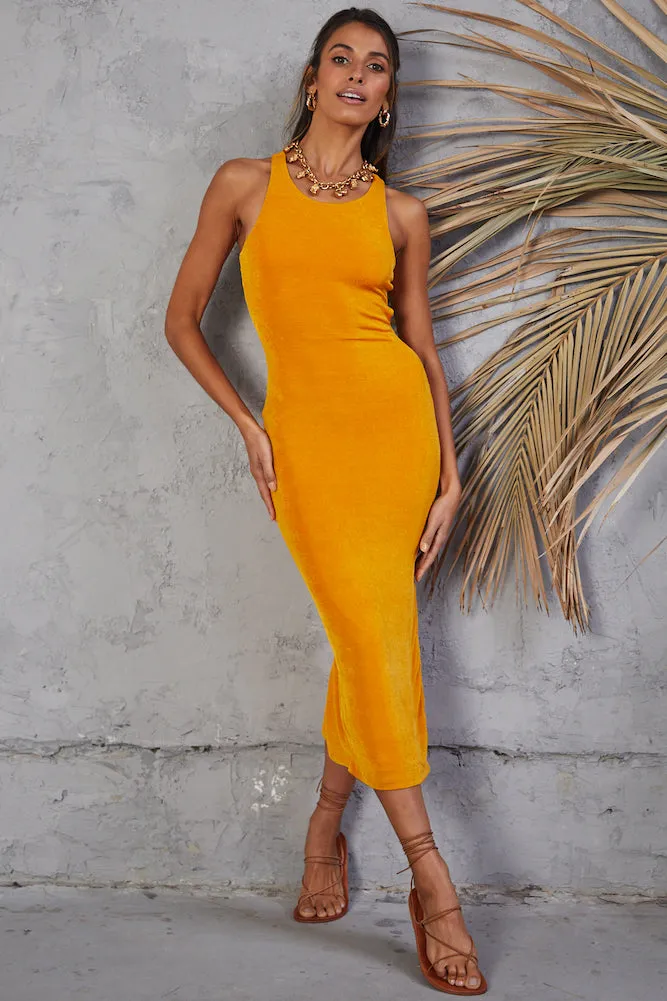 Highway To Heaven Maxi Dress Mustard