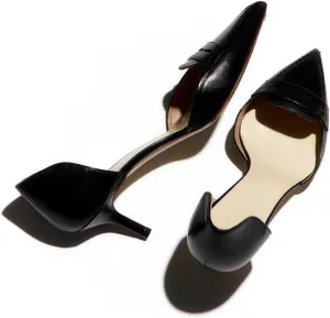 iadore Women’s Low Kitten Heel Pumps 2.5 Inch Pointed Toe Slip on Elegant Comfort Casual Pumps Dress Shoes Size 5-12 US