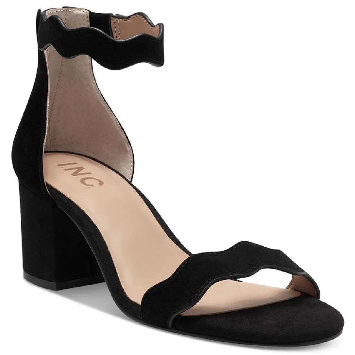 INC Womens Hadwin Solid Open Toe Heels