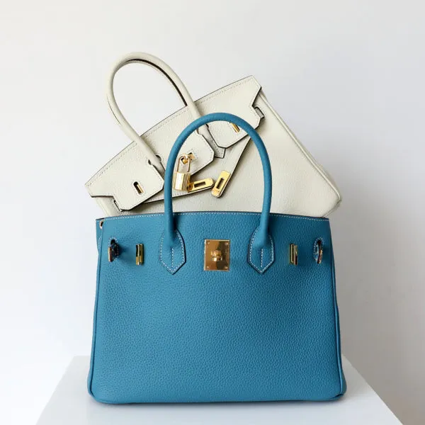 Isabella | Classic Leather Tote Bag