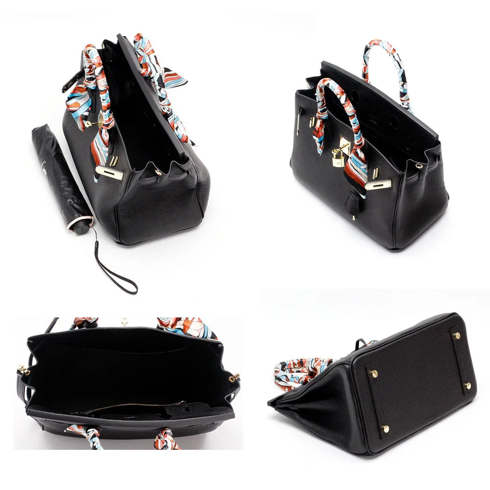 Isabella | Classic Leather Tote Bag