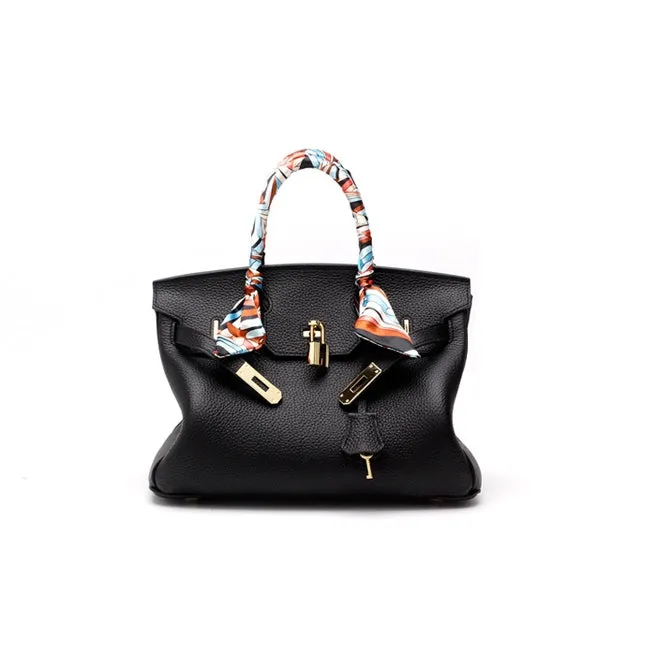 Isabella | Classic Leather Tote Bag