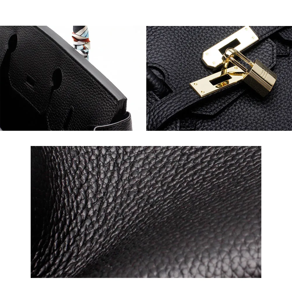 Isabella | Classic Leather Tote Bag