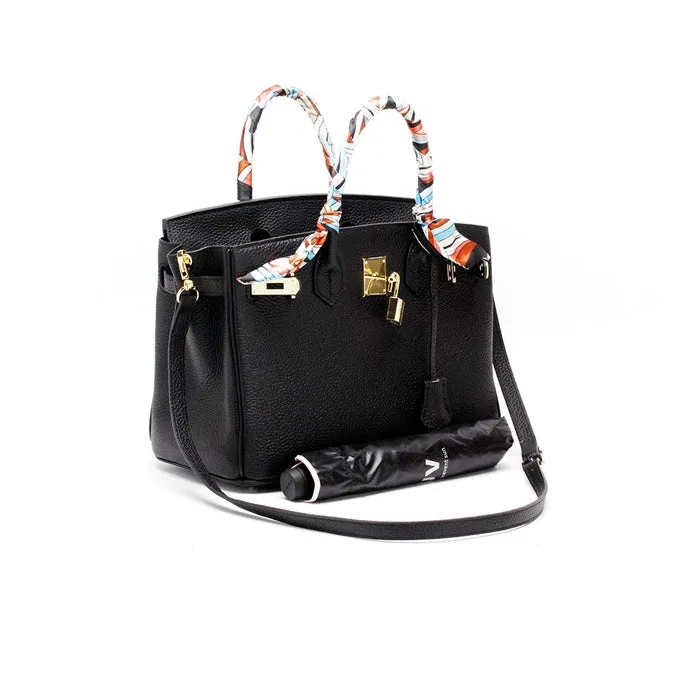 Isabella | Classic Leather Tote Bag