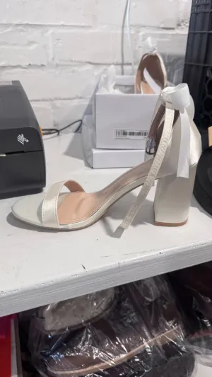 Ivory block Heels (imported)
