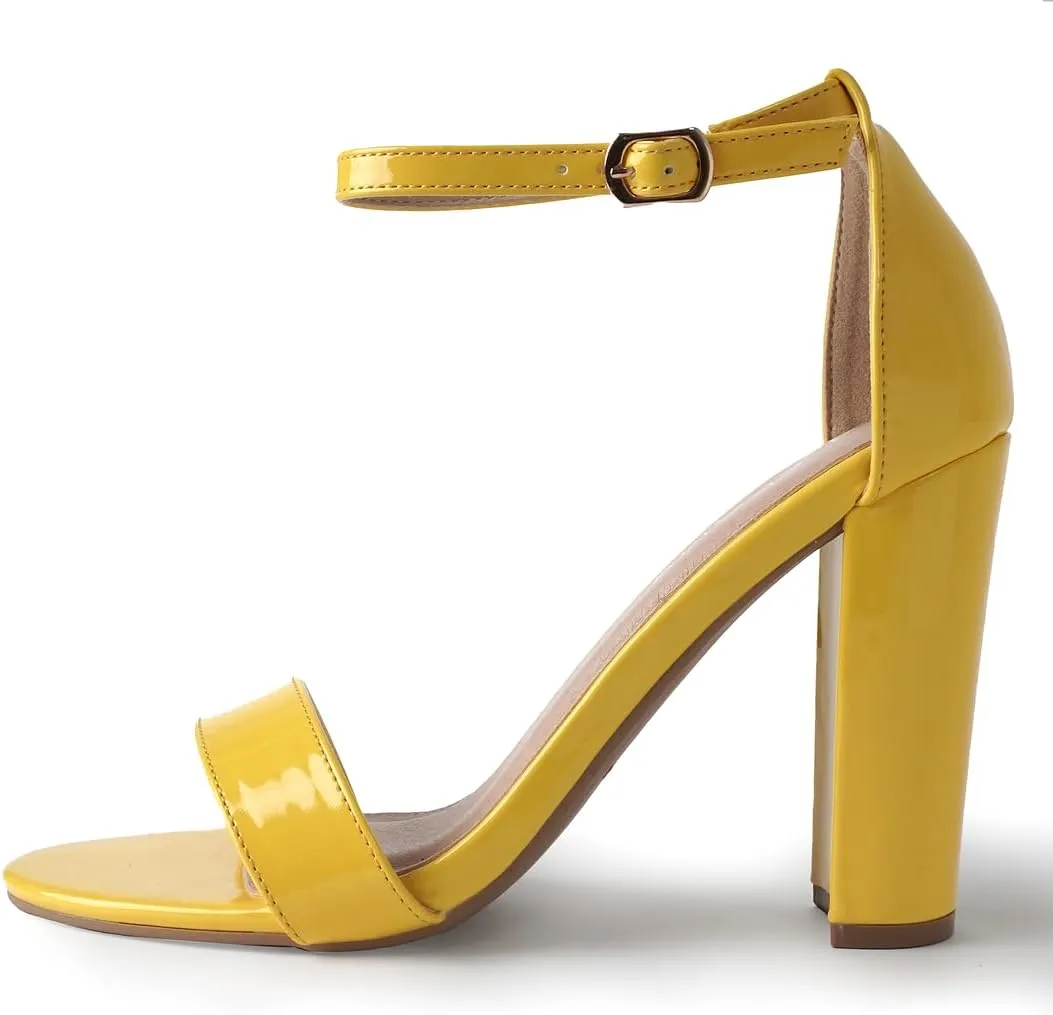 J. Adams Shirley Heels for Women - Ankle Strap High Heel Dressy Sandals