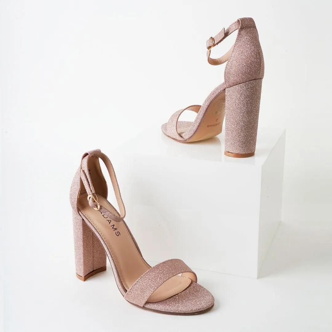 J. Adams Shirley Heels for Women - Ankle Strap High Heel Dressy Sandals