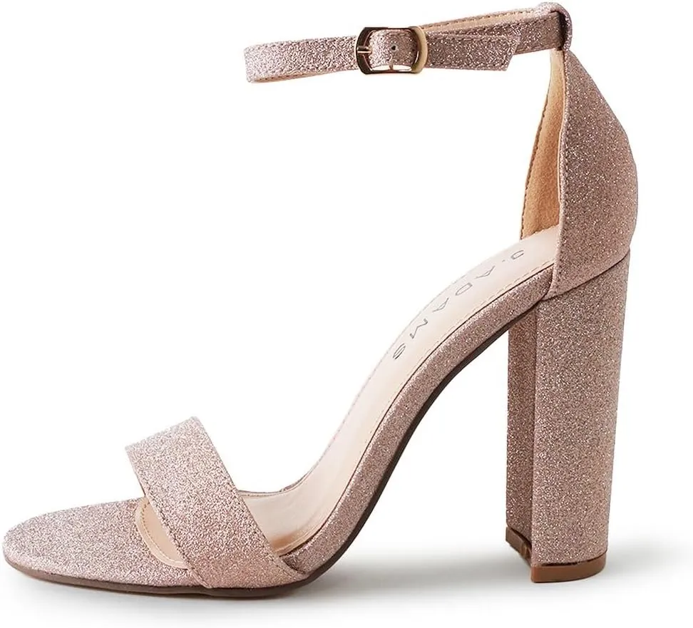 J. Adams Shirley Heels for Women - Ankle Strap High Heel Dressy Sandals