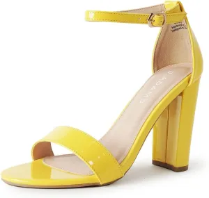 J. Adams Shirley Heels for Women - Ankle Strap High Heel Dressy Sandals