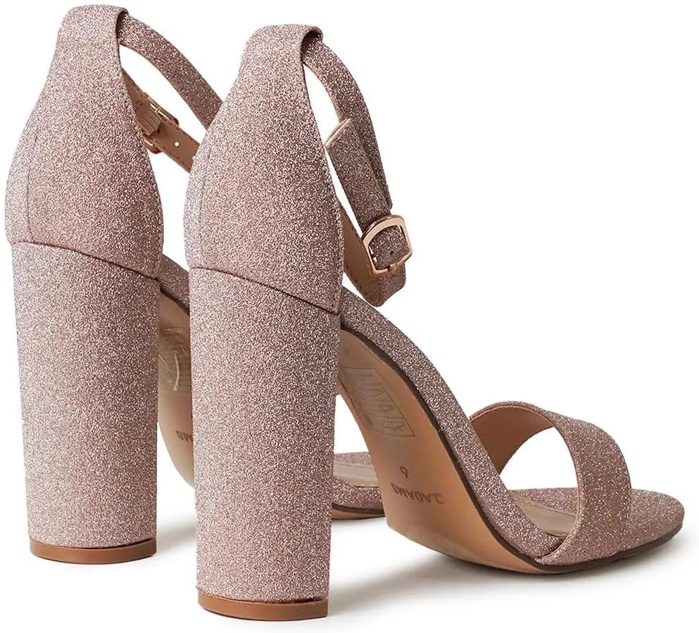 J. Adams Shirley Heels for Women - Ankle Strap High Heel Dressy Sandals