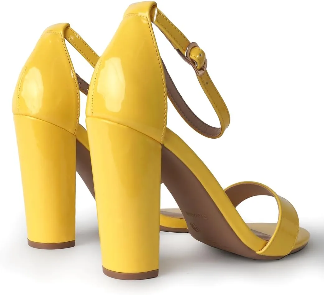 J. Adams Shirley Heels for Women - Ankle Strap High Heel Dressy Sandals