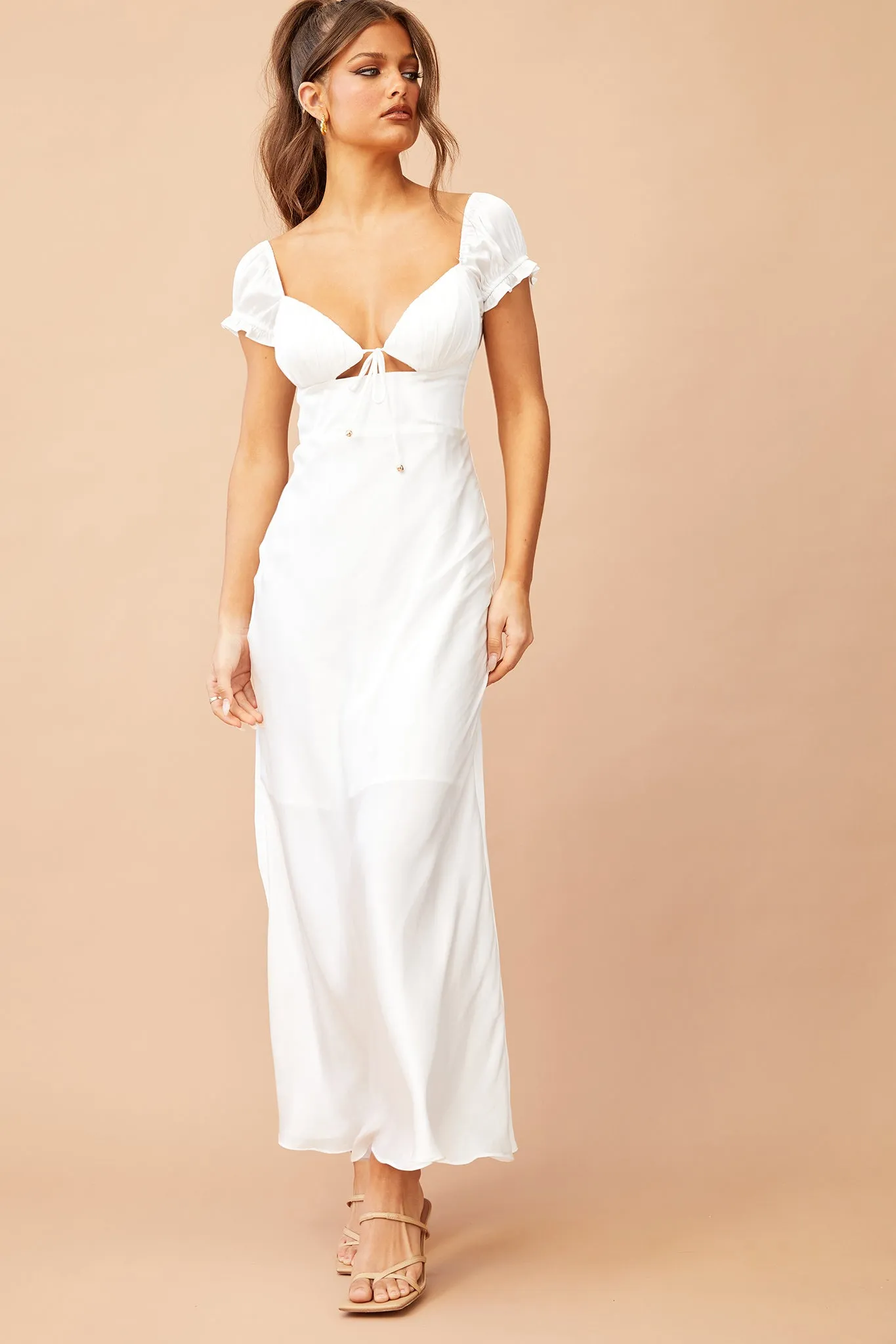 Jasmine Midi Dress - White