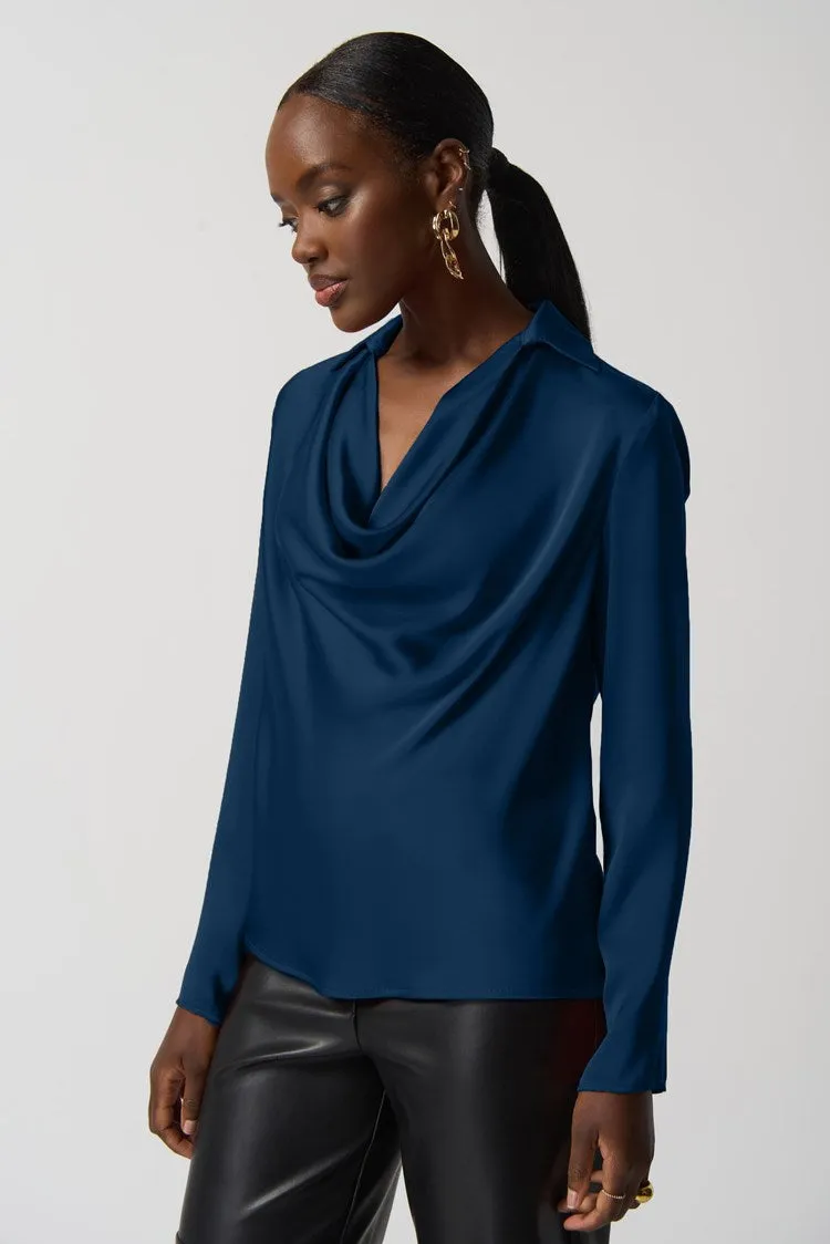Joseph Ribkoff Satin Blouse