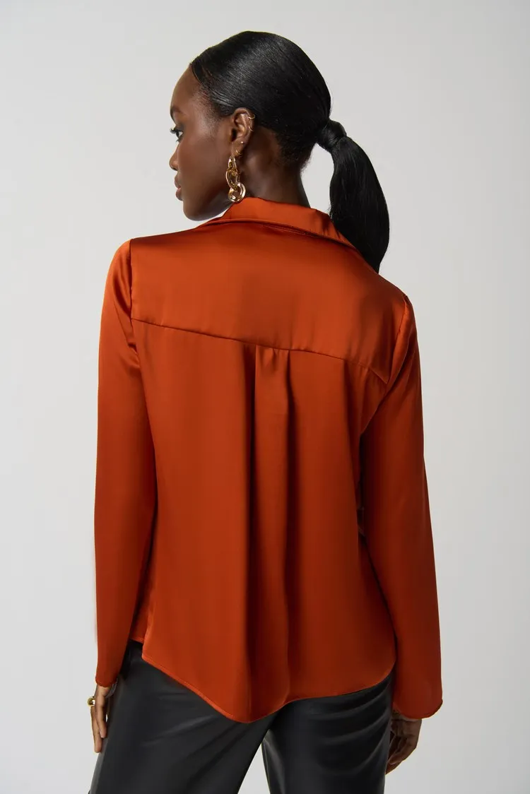 Joseph Ribkoff Satin Blouse